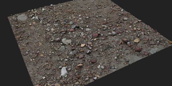 3D scan Pebble Ground