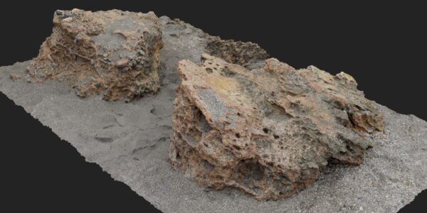 3D SCAN BEACH ROCKS 005