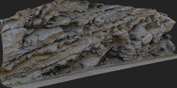 cliff wall 3d scan