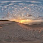 Sunset hdri sky map