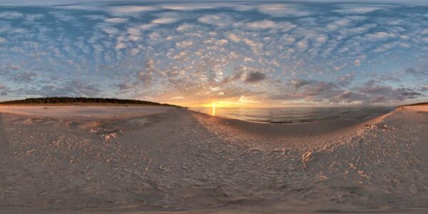 Sunset hdri sky map