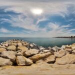 noon hdri sky map