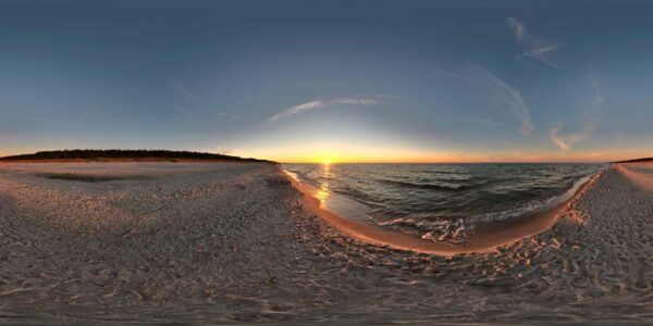 Sundown hdri sky map