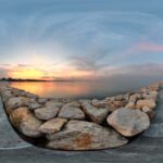 Dusk hdri sky map