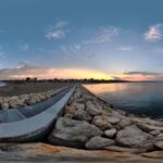 Dusk HDR sky map