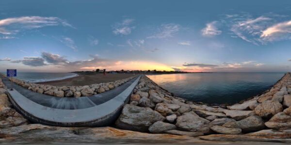 Dusk HDR sky map