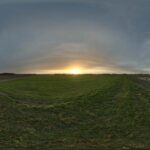sunrise hdr sky